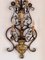Italian Crystal and Gilt Wrought Iron Wall Sconces by Banci Florence, 1960s, Set of 2 27