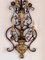 Italian Crystal and Gilt Wrought Iron Wall Sconces by Banci Florence, 1960s, Set of 2, Image 27