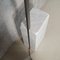 Lámpara de pie de acero inoxidable con luz directa y base de Carrara blanca de A. Pier Giacomo Castiglioni para Flos, años 60, Imagen 12