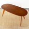 Oval Wooden Dining Table by Ico & Luisa Parisi for Brothers Rizzi, 1960s, Image 11