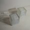 Cube-Shaped Table Lamps in Satin Glass, Late 1970s, Set of 2 5