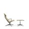 Alu Lounge Chair and Footstool by Eames for Herman Miller, 1970s, Set of 2 2