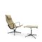 Poltrona in alluminio e poggiapiedi di Eames per Herman Miller, anni '70, set di 2, Immagine 1