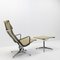 Poltrona in alluminio e poggiapiedi di Eames per Herman Miller, anni '70, set di 2, Immagine 4