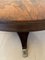 Antiker runder Regency Palisander Tisch mit Bronzefüßen 6