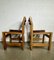 French Elm and Leather Chairs from Maison Regain, 1970s, Set of 4, Image 10