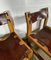 French Elm and Leather Chairs from Maison Regain, 1970s, Set of 4, Image 11