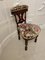 Antique Victorian Oak Side Chair, Image 3