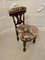 Antique Victorian Oak Side Chair, Image 4