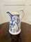 Antique Victorian Blue and White Jugs by Samuel Alcock, Set of 3 12