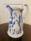 Antique Victorian Blue and White Jugs by Samuel Alcock, Set of 3 1