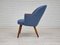 Danish Design Wool Fabric Teak Lounge Chair from Camira Furniture, 1960s 8