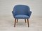 Danish Design Wool Fabric Teak Lounge Chair from Camira Furniture, 1960s 1