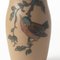 Hand-Painted Bird Vase by Lauritz Hjorth, 1920s, Image 2
