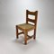 Mid-Century Pine and Rush Dining Chairs, Set of 6, 1960s, Image 12
