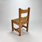 Mid-Century Pine and Rush Dining Chairs, Set of 6, 1960s, Image 6