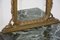 Comodini con specchi in legno e marmo verde alpino, set di 2, Immagine 2