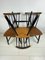 Vintage Danish Spindle Back Chairs from Billund Traevarefabrik, 1960s, Set of 3 3