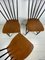 Vintage Danish Spindle Back Chairs from Billund Traevarefabrik, 1960s, Set of 3 2