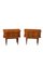 Figured Walnut Low Bedside Cabinets, Set of 2, Image 11