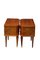 Figured Walnut Low Bedside Cabinets, Set of 2, Image 7