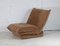 French Velvet Fireside Caramel Chair, 1970s 14