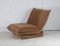 French Velvet Fireside Caramel Chair, 1970s, Image 14