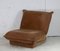 French Velvet Fireside Caramel Chair, 1970s 12