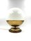 Mid-Century Spherical Murano Glass Table Lamp from Mazzega, Italy, 1960s 10