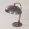 Lampada da scrivania modello 144 grigio argento di H. Busquet per Hala, anni '50, Immagine 5