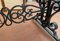 Art Deco Marble & Wrought Iron Table 2