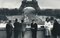 Eiffelturm, 1950er, Schwarz-Weiß-Fotografie 3