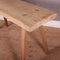French Sycamore and Elm Trestle Table 3