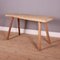French Sycamore and Elm Trestle Table 1