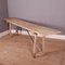 French Scrubbed Poplar Trestle Table, Image 1