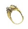 Blue Sapphire, White Diamond & Yellow Gold Fashion Ring 4