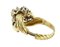 Blauer Saphir, Weißer Diamant & Gelbgold Fashion Ring 5