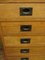 2-Part Architect's Plan Chest in Pine with Military Campaign Brass Handles, Set of 2 21