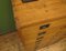 2-Part Architect's Plan Chest in Pine with Military Campaign Brass Handles, Set of 2, Image 6