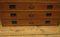 2-Part Architect's Plan Chest in Pine with Military Campaign Brass Handles, Set of 2 4