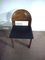 Sedie da sala riunioni modello Incanto in noce nazionale con sedili in pelle bulgara prodotte da "Parma", set di 9, Immagine 3