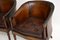 Leather & Wood Armchairs or Desk Chairs, Set of 2 4