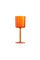 Striped Orange Gigolo Water Glass by Nason Moretti 1