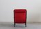 Mitzi Armchair in Wood and Red Velvet by Ezio Longhi for Elam, 1950s, Image 2