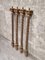Bemalte und vergoldete korinthische Säulen aus Holz, 4er Set 3