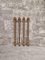 Painted and Gilded Wood Corinthian Columns, Set of 4 2