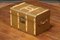 Curved Doll Trunk or Jewelry Box with Checkerboard, Image 1