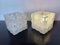 Italian Glass Cube Lamps from Poliarte, 1970s, Set of 2 2