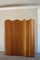 French Art Deco Room Divider in Patinated Pine Attributed to Jomain Baumann, 1940s 1
