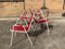 Raspberry Red Stacking Spaghetti Chairs, Set of 4, Image 5